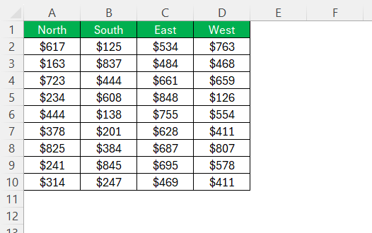 Map Function in Excel