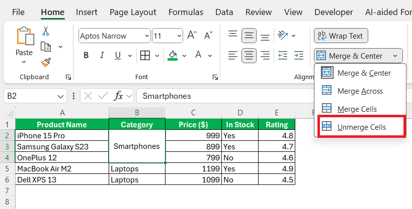 Table to HTML in Excel