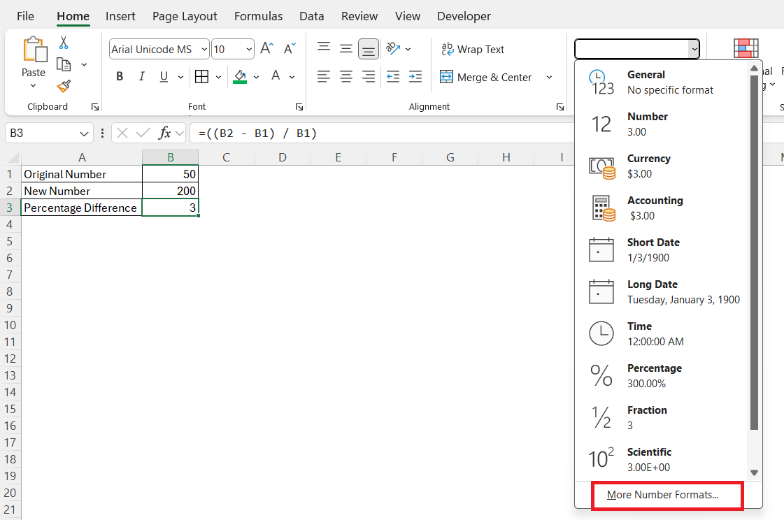 How to Find Percentage in Excel