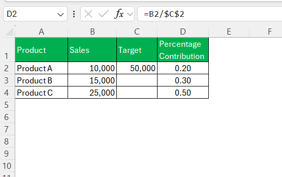 How to Find Percentage in Excel