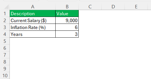 Cost of Living Adjustment Calculator