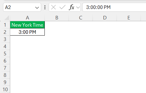 Time Zone Calculation
