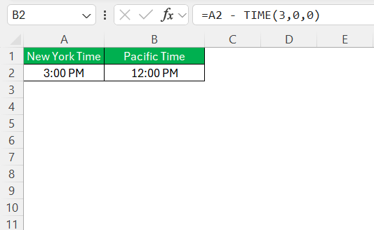 Time Zone Calculation