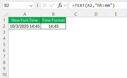 Time Zone Calculation