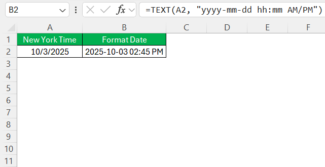 Time Zone Calculation