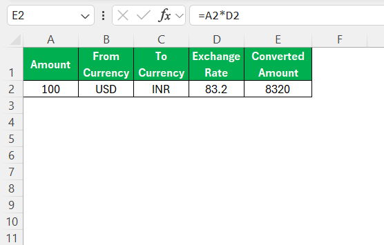Excel Currency Converter