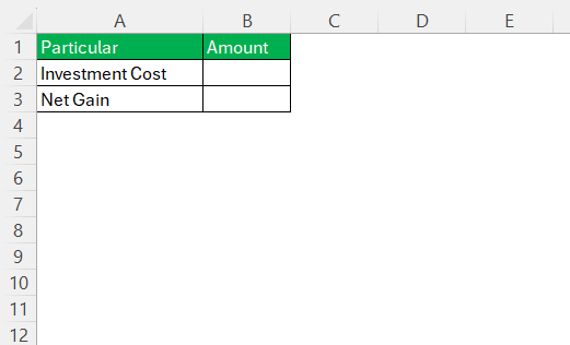 How to Calculate ROI in Excel
