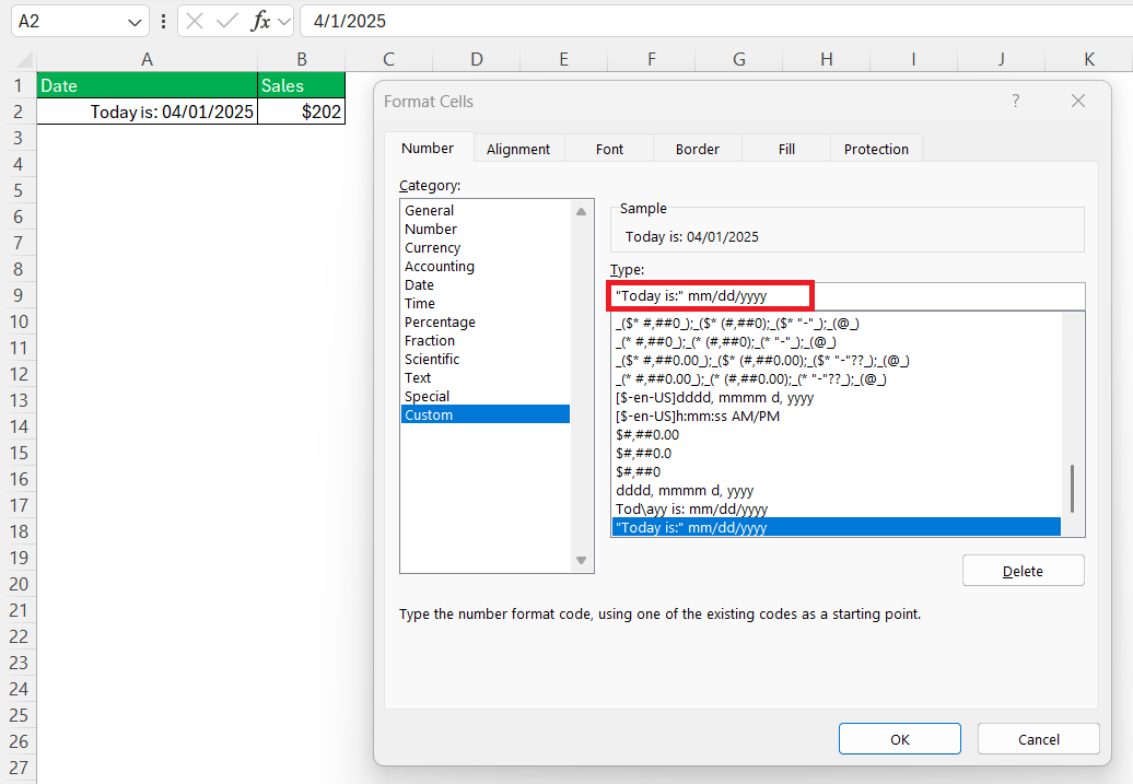 Date Time Formatting