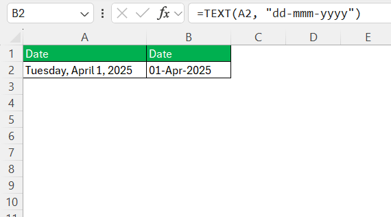 Date Time Formatting