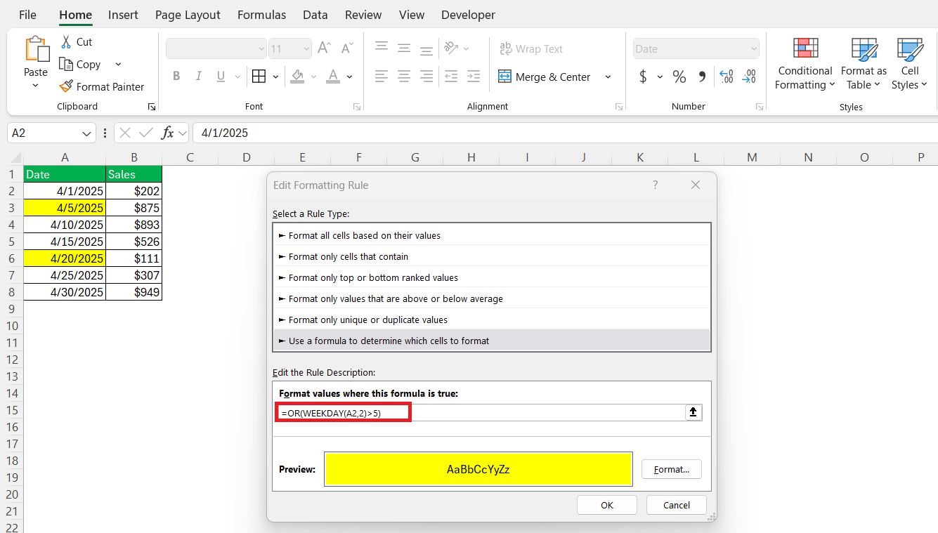 Date Time Formatting