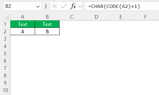 ASCII Characters in Excel
