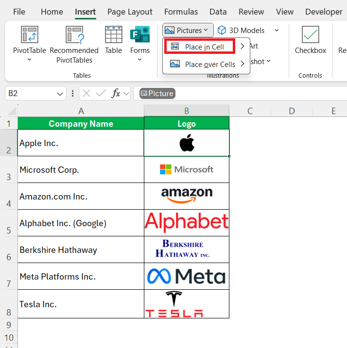 Excel Image Lookup