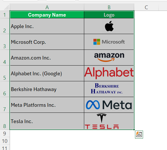 Excel Image Lookup