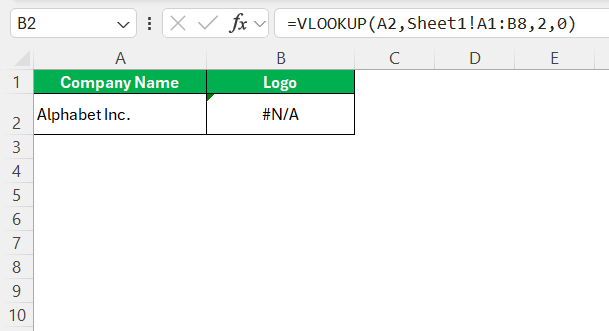 Excel Image Lookup