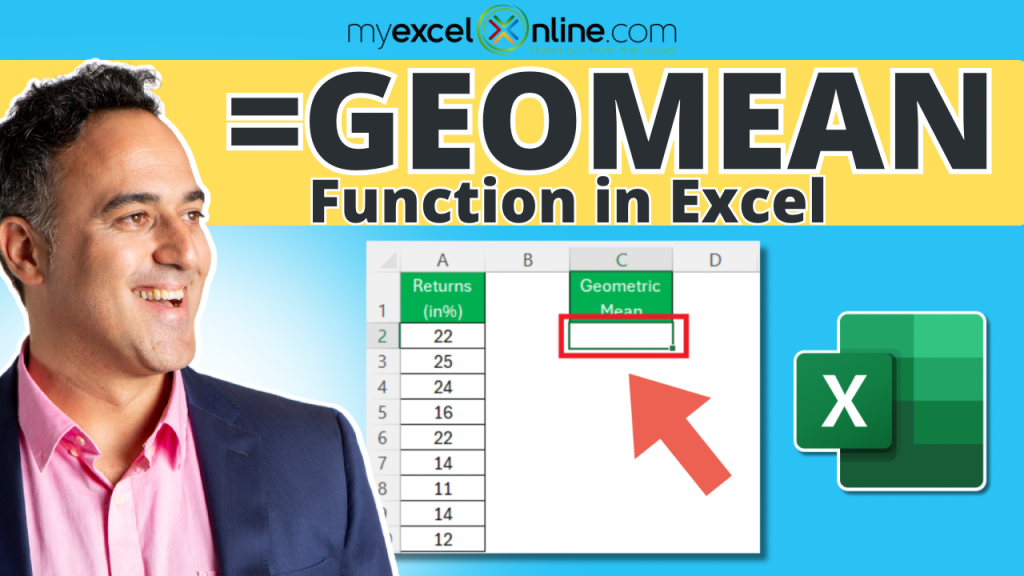 Geomean function in excel