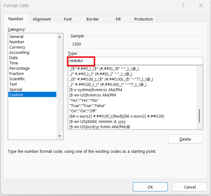 Convert Time to Military in Excel