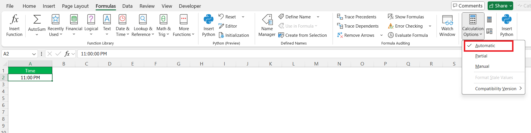 Convert Time to Military in Excel