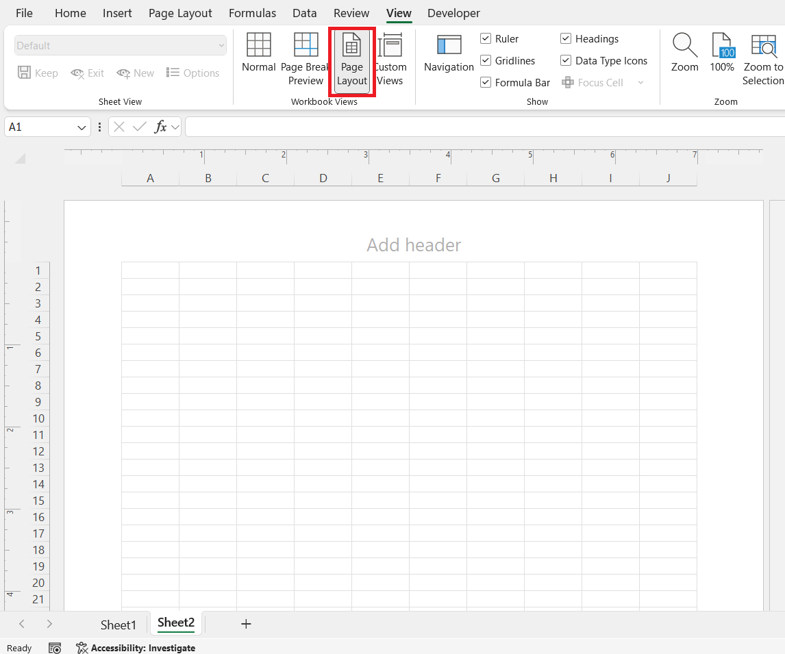 Excel Image Size
