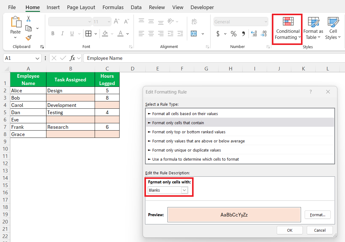 Copy Paste to Blank Cells