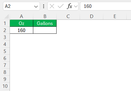 Ounces to Gallons