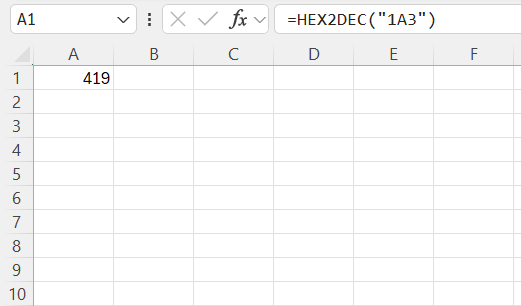 Hexadecimal Calculator