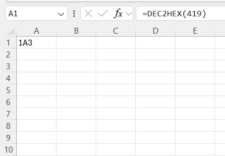 Hexadecimal Calculator