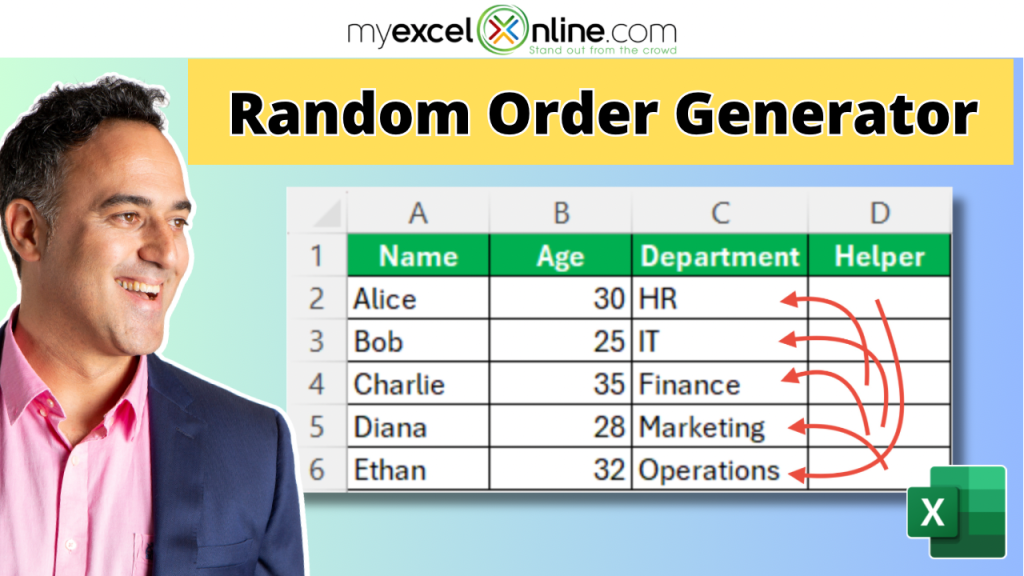 Random order generator