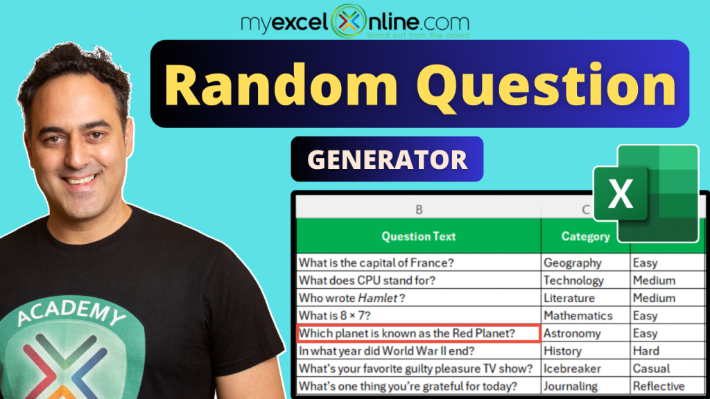 Random question generator