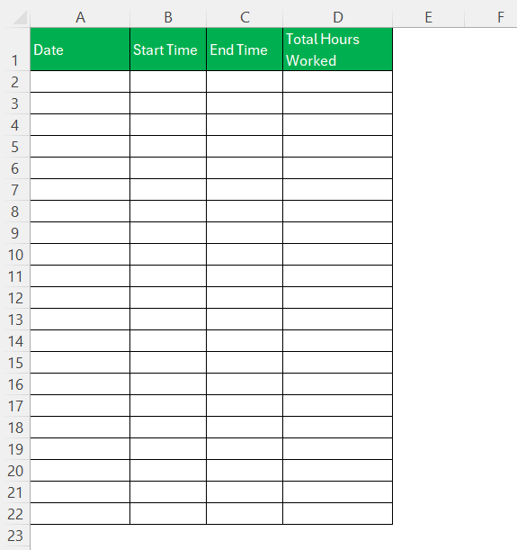 Hours in a Month