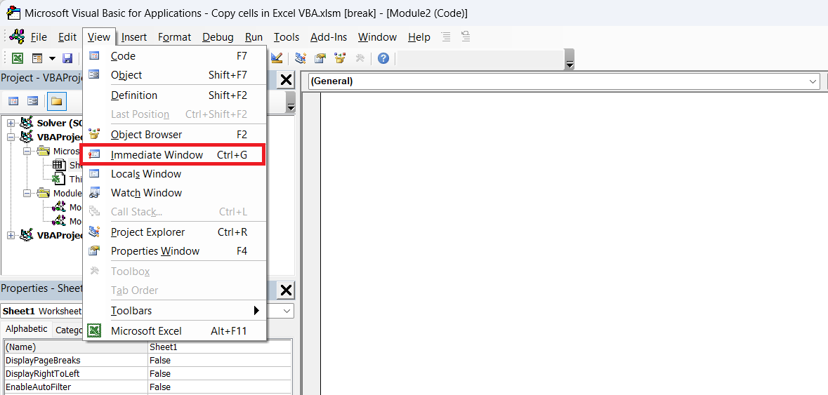 Copy Text from One Excel Cell to Another