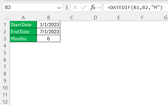 Days to Months