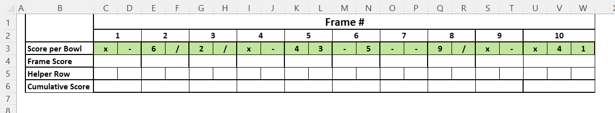 Bowling Score Calculator