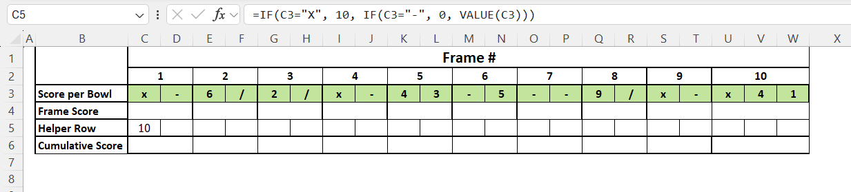 Bowling Score Calculator