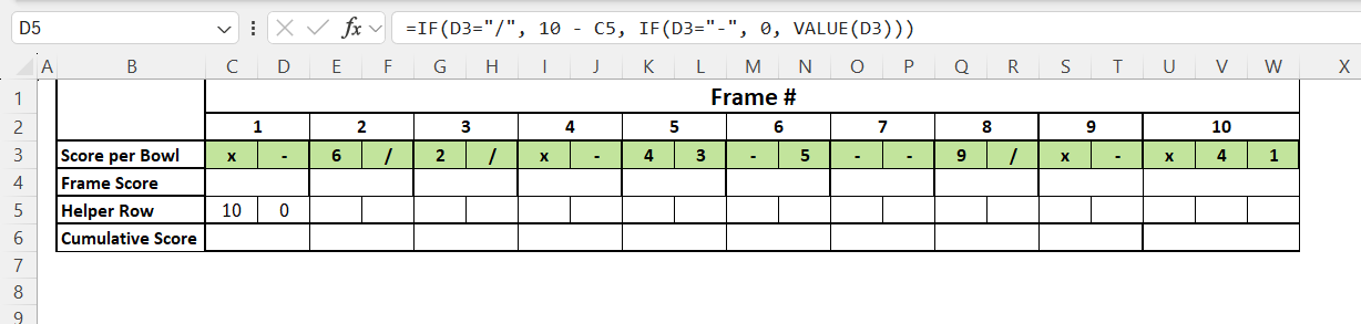 Bowling Score Calculator