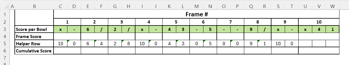 Bowling Score Calculator