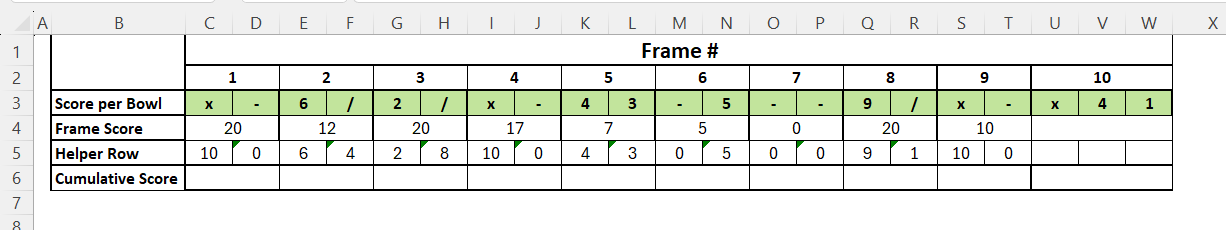 Bowling Score Calculator