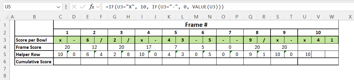 Bowling Score Calculator