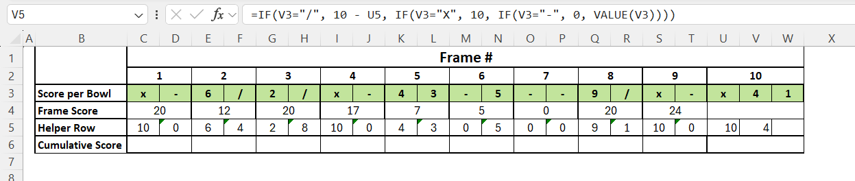 Bowling Score Calculator