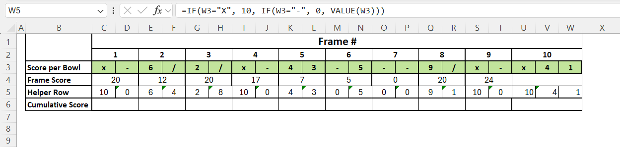 Bowling Score Calculator