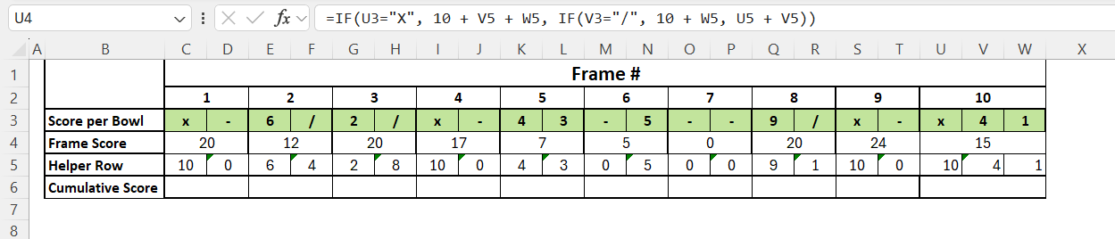 Bowling Score Calculator