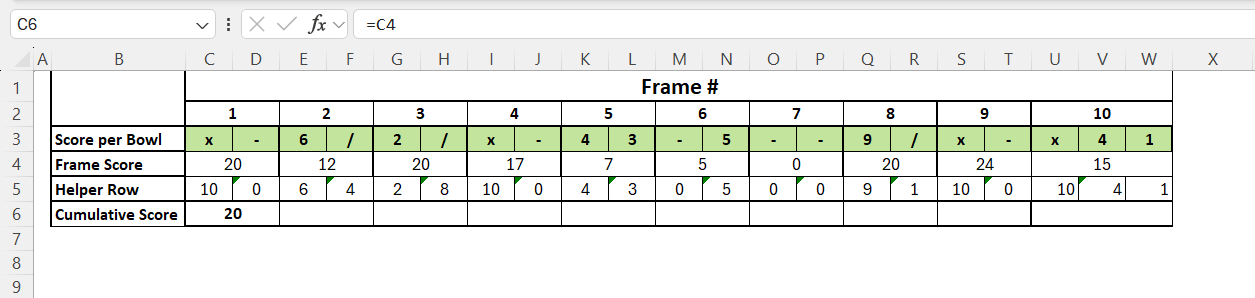 Bowling Score Calculator