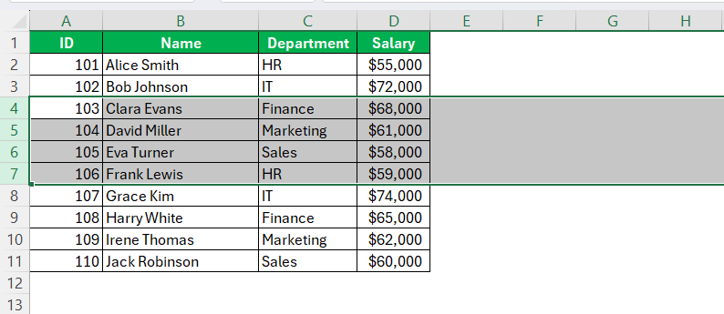 How to Add Multiple Rows