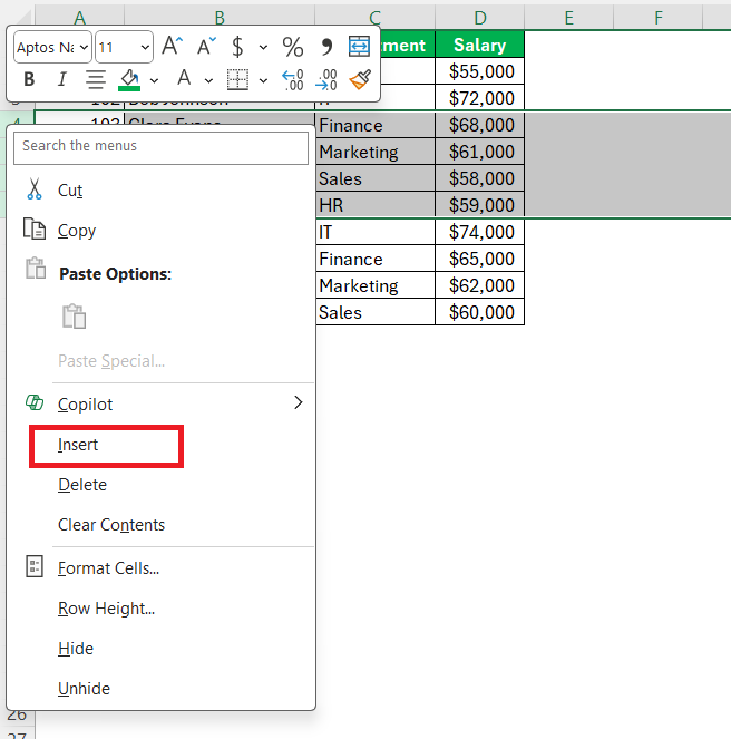 How to Add Multiple Rows