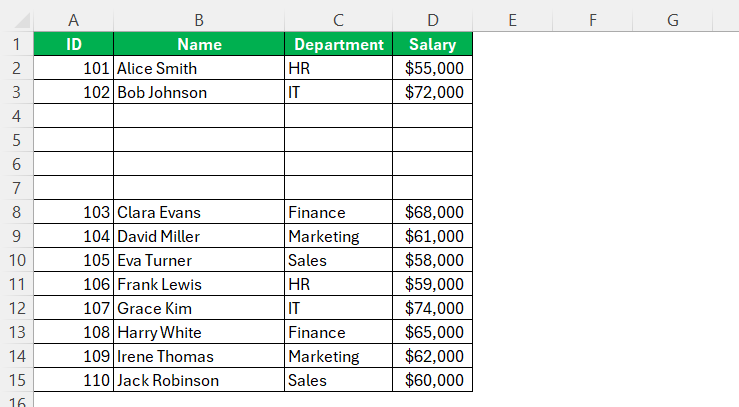 How to Add Multiple Rows