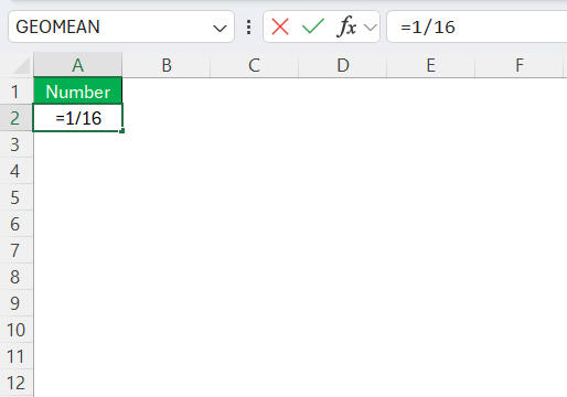 1/16 Inch to Decimal