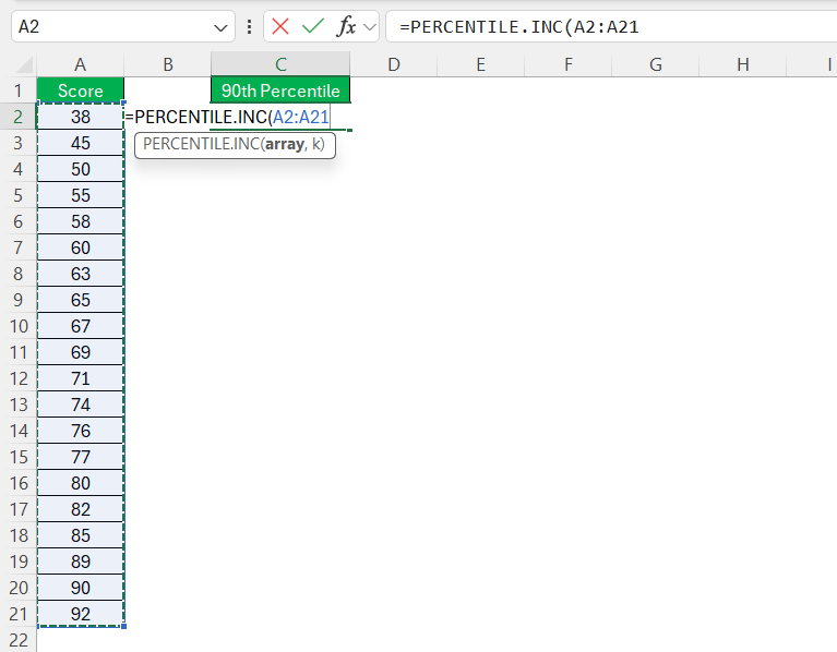 How to Find Percentile