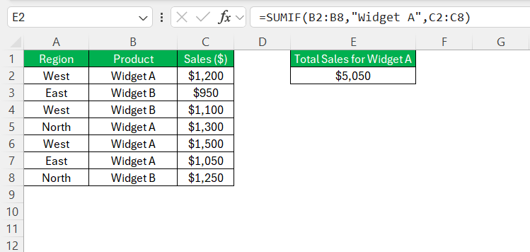 How to Total a Column in Excel