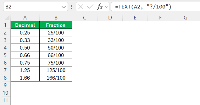 Decimal to Fraction