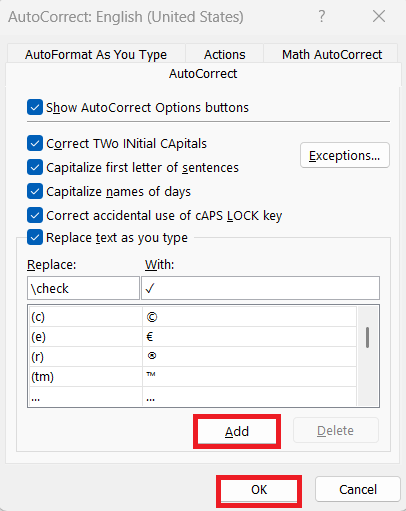 Font Symbols in Excel