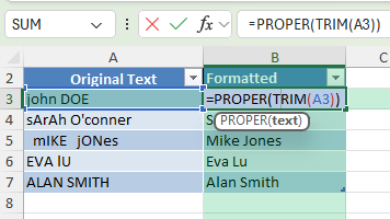 How to Convert to Lower Case Except First Letter of Each Word